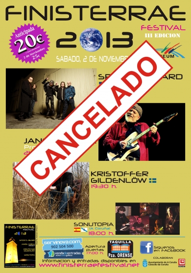 FESTIVAL CANCELADO - FINISTERRAE  Festival     2013